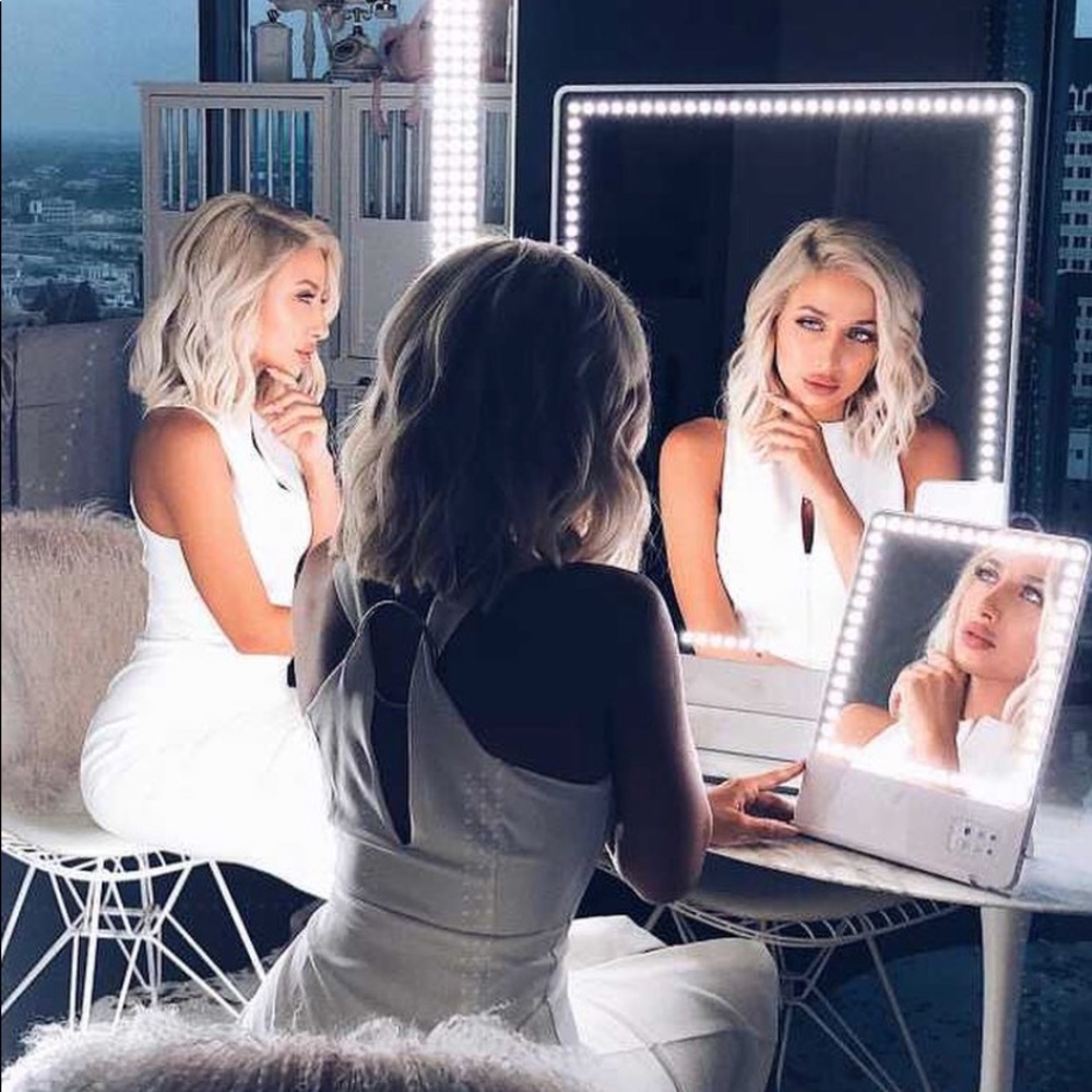 Riki Tall LED Lighted Vanity Mirror